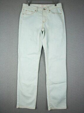 Levi's Womens Classic Straight Cotton Blend Stretch Denim Jeans Light Wash 6W